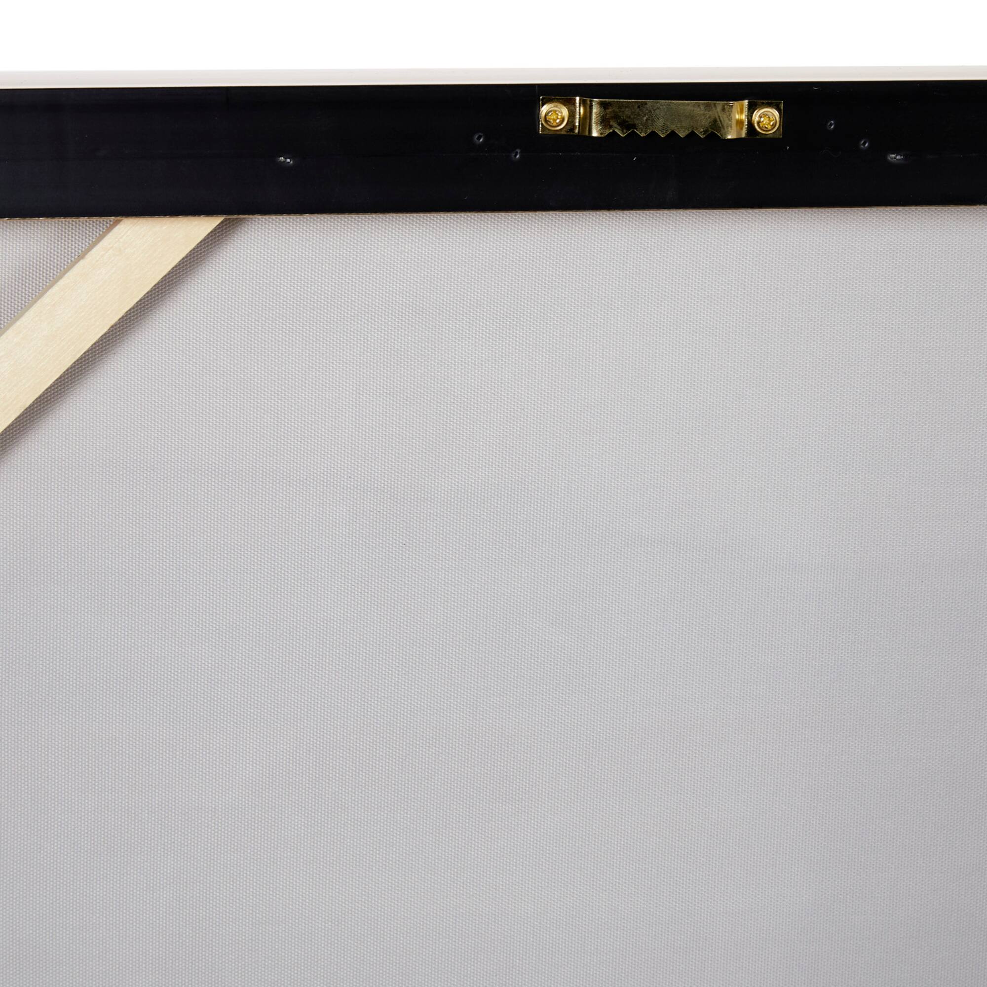 Gold Contemporary Abstract Canvas Wall Art, 20" x 59"